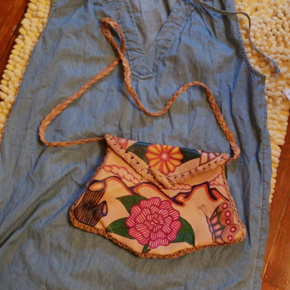 Stunning hand made leather purse - Picture 3 of 6